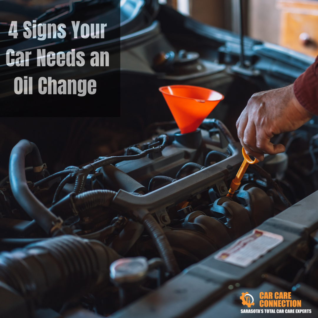 4 Signs That Your Car Needs an Oil Change Near Sarasota